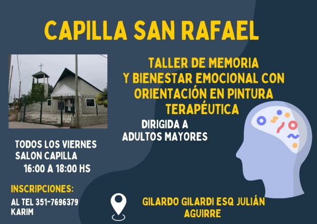 Taller para adultos mayores en San Rafael