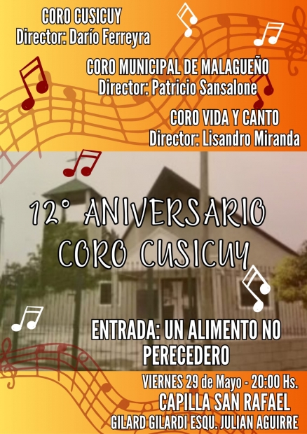 Hoy encuentro de coros en San Rafael