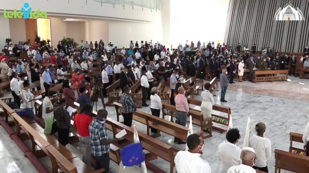 Inauguran primera etapa del Santuario Santo Cristo de los Milagros, en Bayaguana