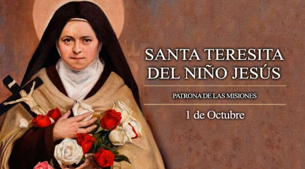 Hoy celebramos a Santa Teresita del Nio Jess, patrona universal de las misiones