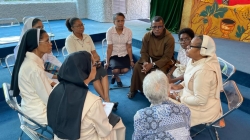 Obispo Electo Mons. Manuel Ruiz realiza primer Encuentro Diocesano de Vida Consagrada de la Dicesis Stella Maris