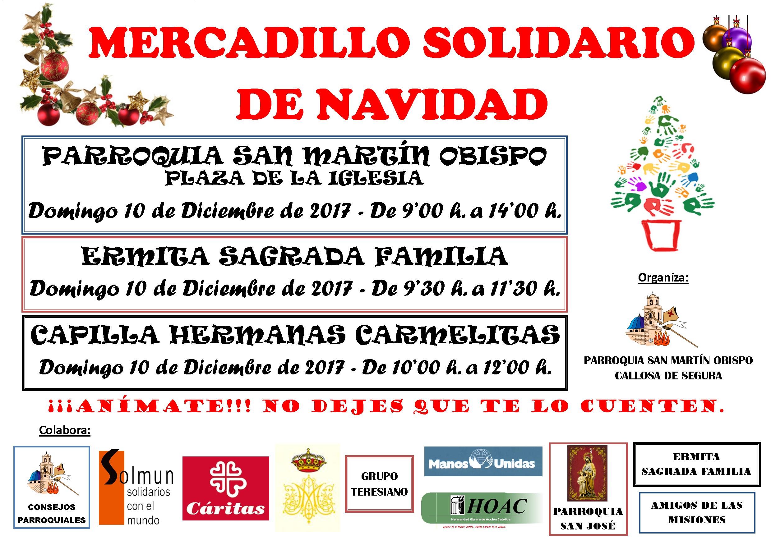 MERCADILLO SOLIDARIO NAVIDE�O 2017