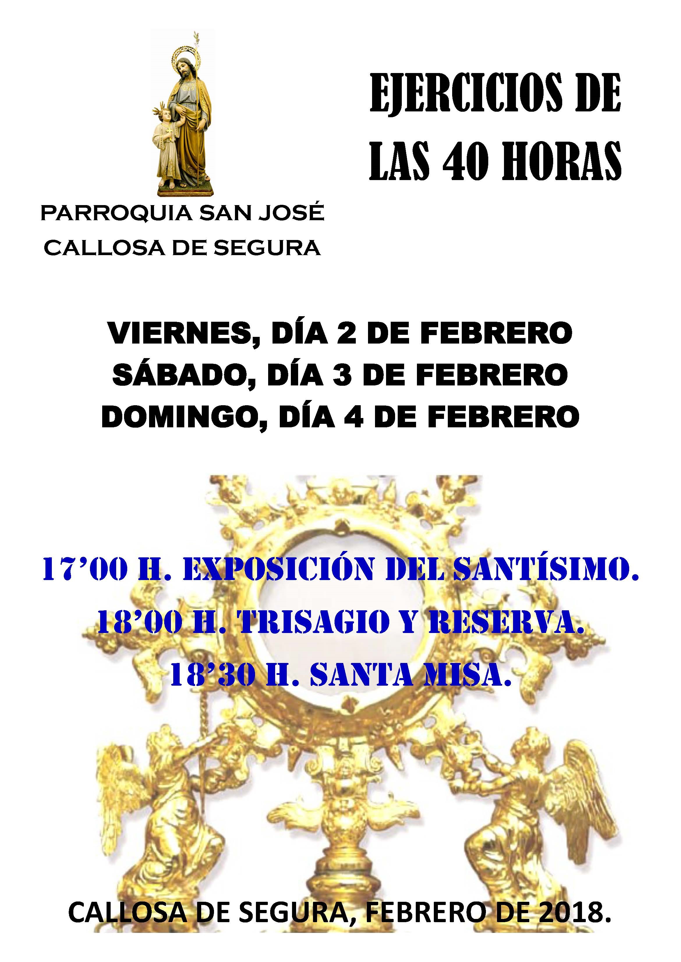 EJERCICIO DE LAS 40 HORAS