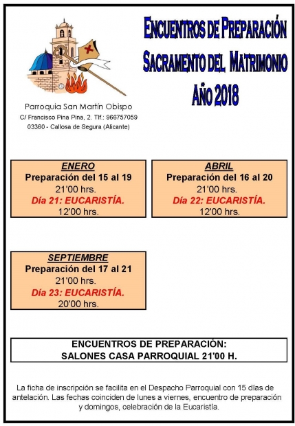 Prematrimoniales 2018