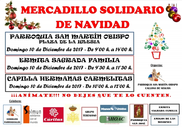 MERCADILLO SOLIDARIO NAVIDE�O 2017