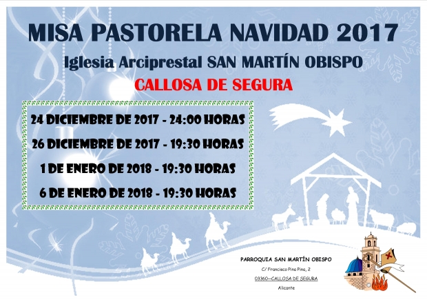 MISA PASTORELA NAVIDAD 2017