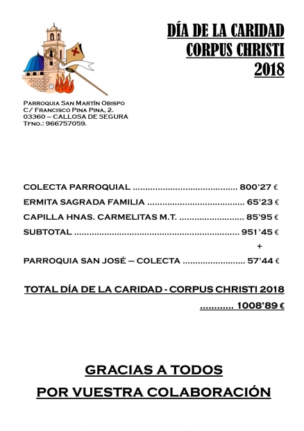 colecta corpus christi