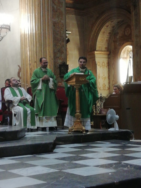 PRESENTACI�N DEL NUEVO VICARIO PARROQUIAL D. GERM�N
