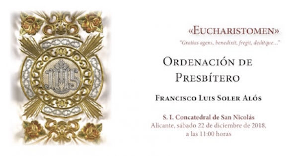 Ordenacin de Presbtero en Alicante
