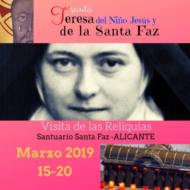 VISITA DE LAS RELIQUIAS DE SANTA TERESITA DE LISEUX A NUESTRA DIOCESIS