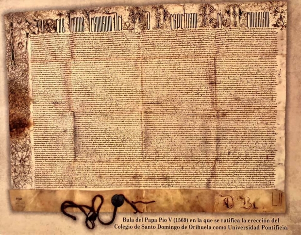 450 AOS DE LA UNIVERSIDAD PONTIFICIA DE ORIHUELA