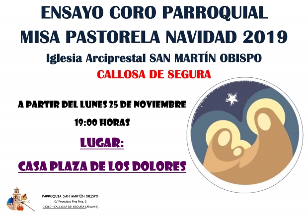 ENSAYOS CORO PARROQUIAL PASTORELA