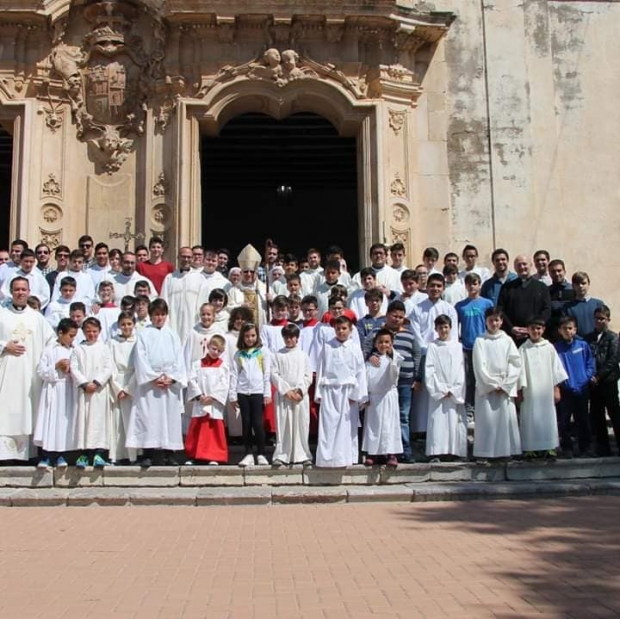 Santo Domingo Savio, patrono de los monaguillos.
