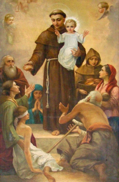 San Antonio de Padua y el pan de los pobres