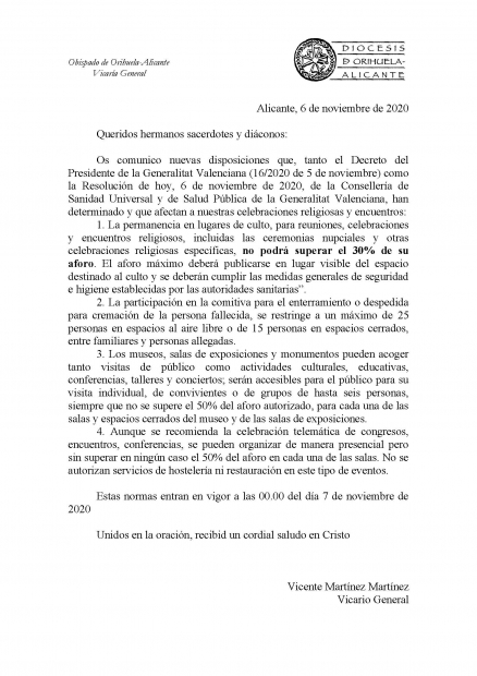 NUEVAS DISPOSICIONES