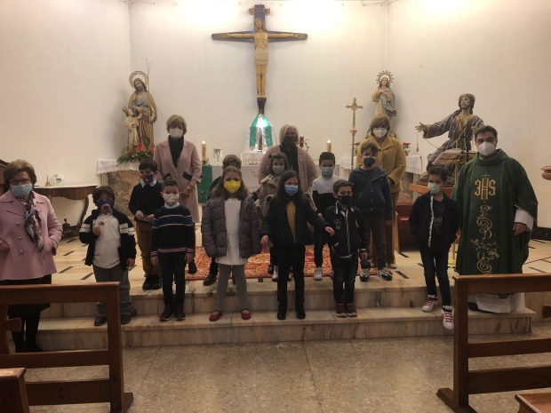 Misa en familia C.E.I.P.  San Roque y Rafael altamira