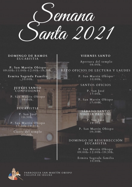 Actos de Semana Santa 2021