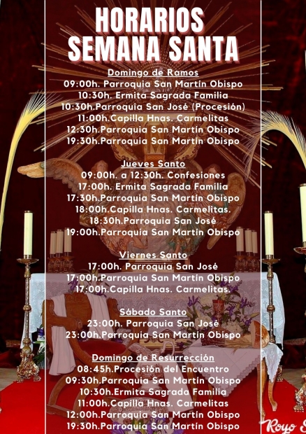 Avisos Parroquiales semana 15