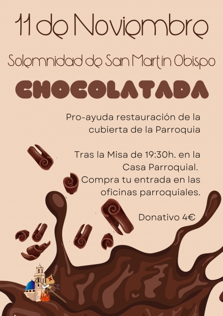 CHOCOLATADA FESTIVIDAD DE SAN MARTÍN OBISPO