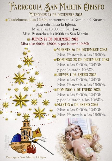 Actos religiosos Navidad 25