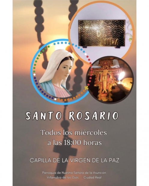 Rezo semanal del Santo Rosario en la Capilla de la Paz