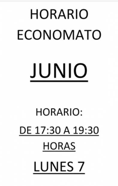 ECONOMAT: NOVA DATA OBERTURA