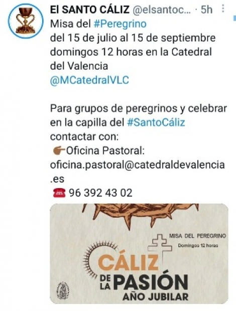 EL CLIZ DE LA PASIN. AO JUBILAR