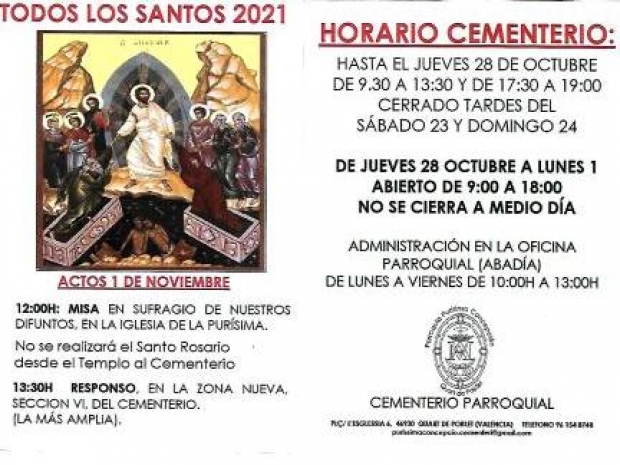 FESTIVITAT DE TOTS SANTS