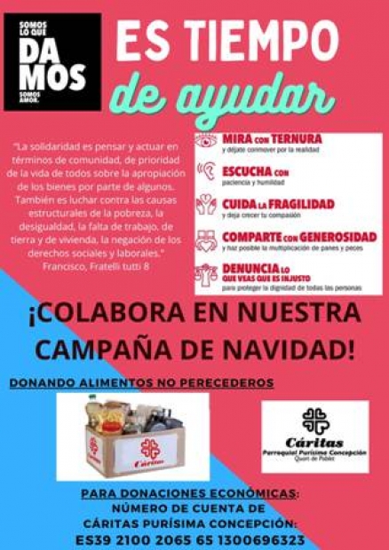 AJUDA'NS. CAMPANYA RECOLLIDA D'ALIMENTS