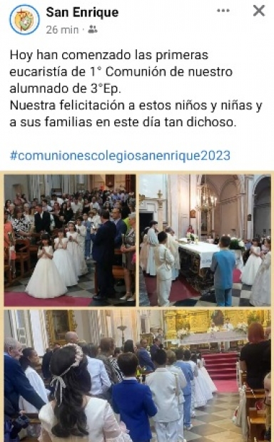 PRIMERES COMUNIONS A LA PARRQUIA
