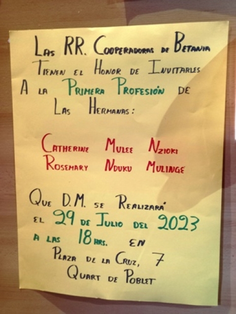  29 07 2023 COOPERADORES DE BETANIA. PROFESI DE FE.