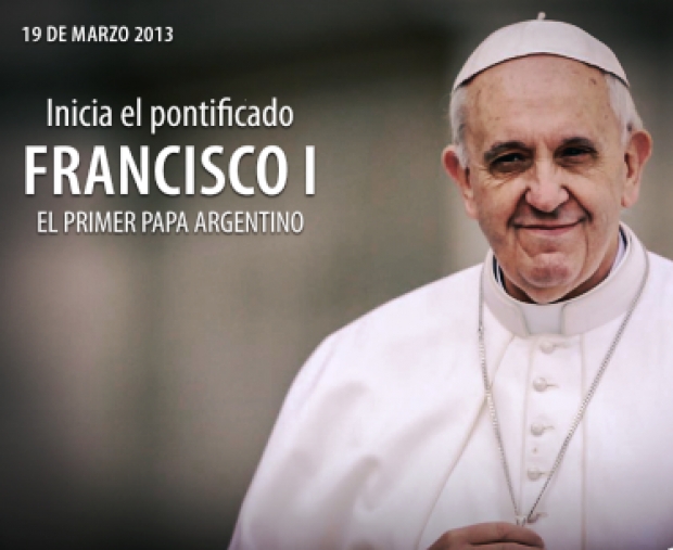 13 DE MAR 2013. INICI PONTIFICAT SANT PARE