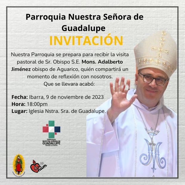 Visita Pastoral de Mons. Adalberto Jimnez, obispo de Aguarico