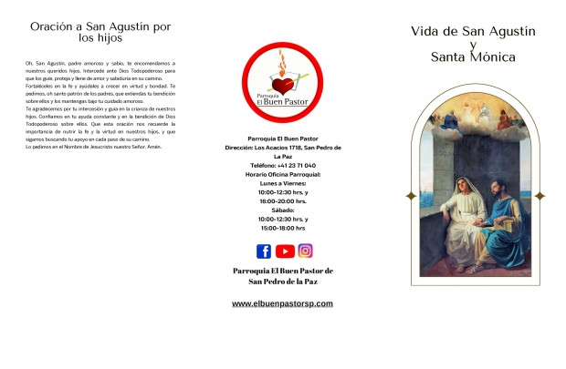 👉Tríptico Santa Mónica y San Agustín