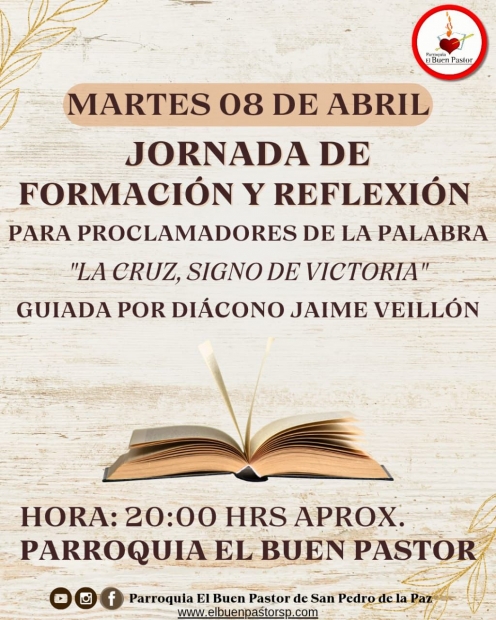 JORNADA DE FORMACIN Y REFLEXION PARA PROCLAMADORES DE LA PALABRA