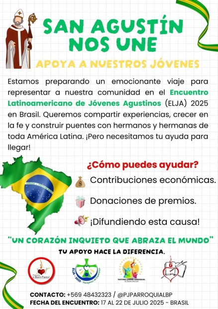 ENCUENTRO LATINOAMERICANO DE JOVENES AGUSTINOS (ELJA) colecta