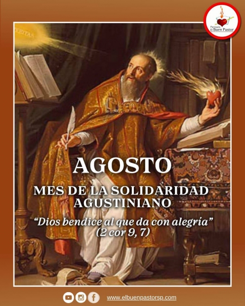 AGOSTO MES DE LA SOLIDARIDAD AGUSTINIANA