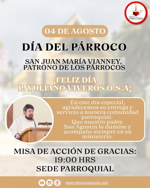 SAN JUAN MARIA VIANNEY PATRONO DE LOS PARRACOS
