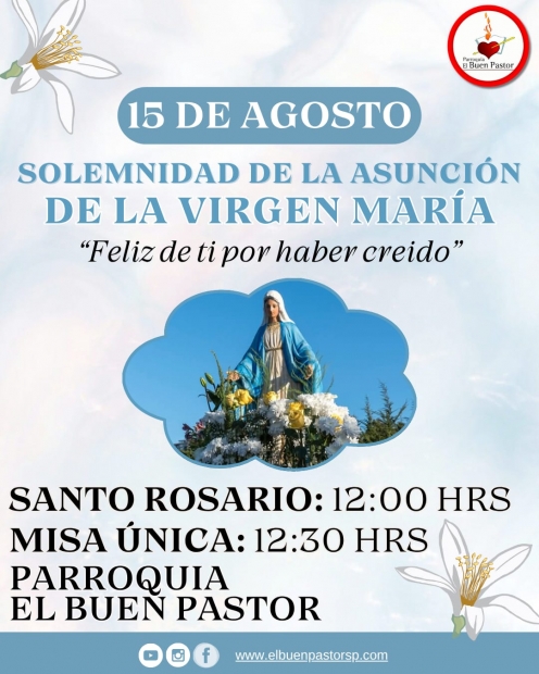 Solemnidad de la Asuncin de la Santsima Virgen Mara