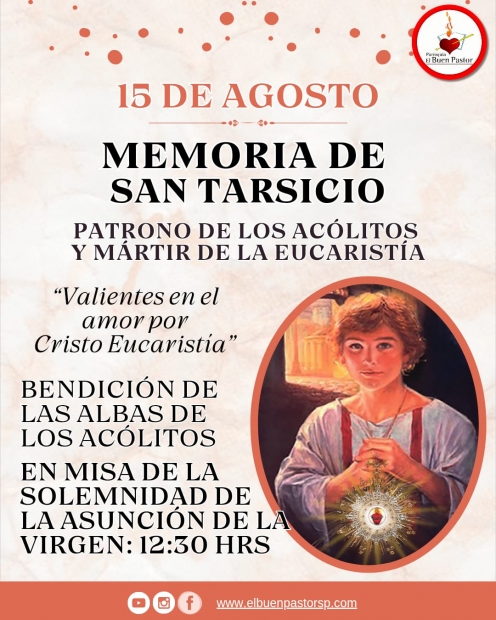 MEMORIA DE SAN TARSICIO