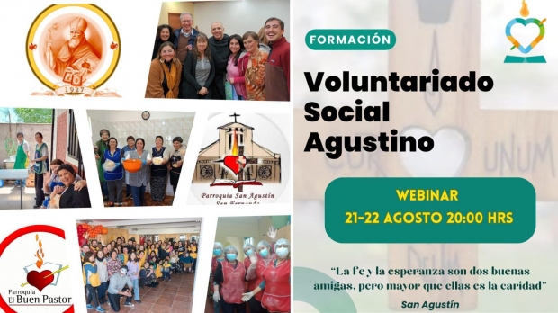 WIBINAR FORMACION DE VOLUNTARIADO SOCIAL AGUSTINO