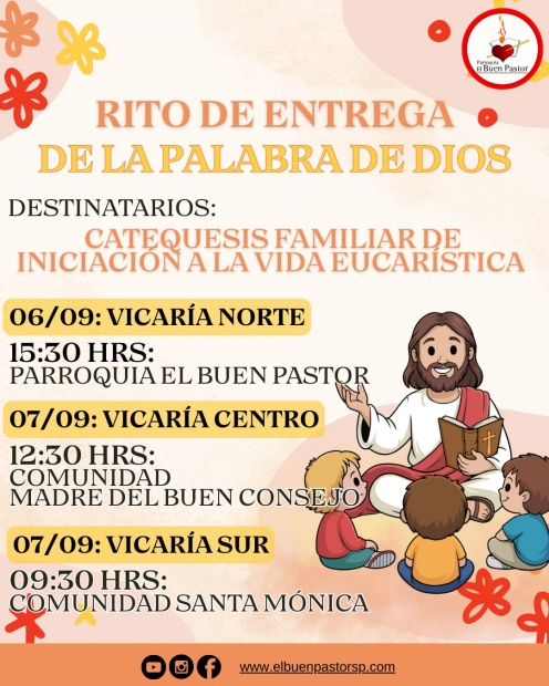 RITO DE ENTREGA DE LA PALABRA DE DIOS