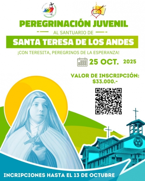  Peregrinacin al Santuario de Santa Teresa de Los Andes