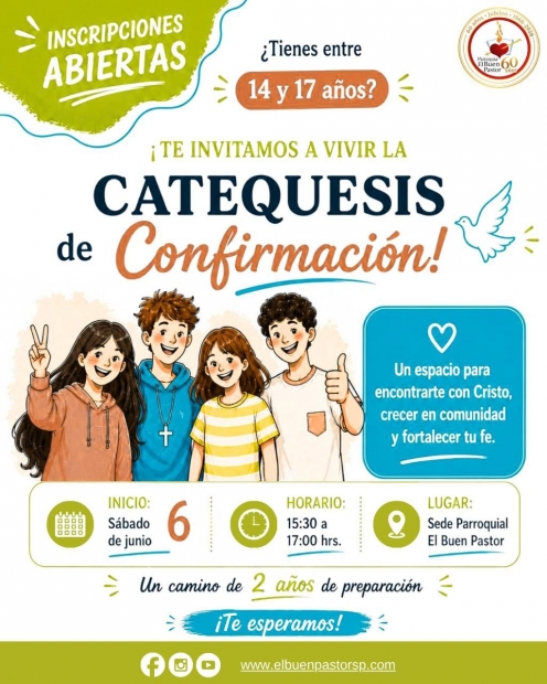 Inscripciones abiertas para Confirmaci�n