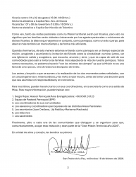CONVOCATORIA MISION TERRITORIAL