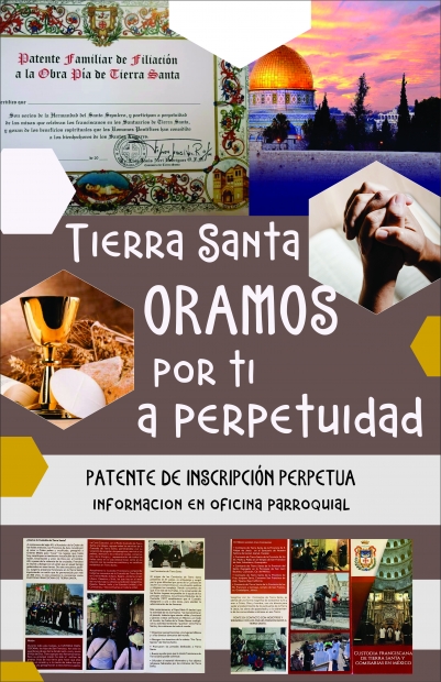 PATENTE DE INSCRIPCION A TIERRA SANTA